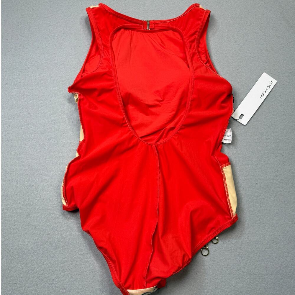 Magicsuit Women's Hyperlink Annette One-Piece Swimsuit - Persimmon 12 $182 - Picture 9 of 14